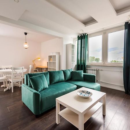 Saska Kepa Green Apartment Warszawa Exteriör bild