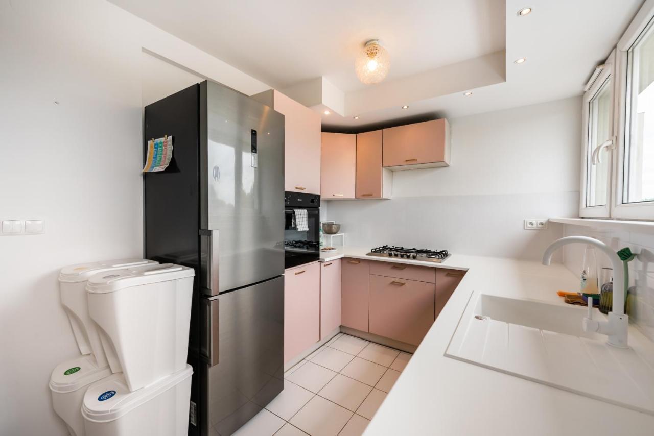 Saska Kepa Green Apartment Warszawa Exteriör bild