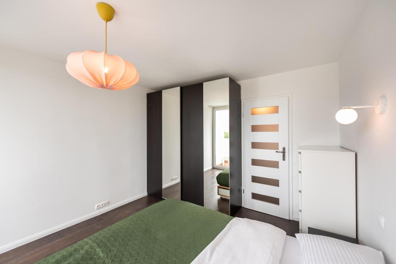 Saska Kepa Green Apartment Warszawa Exteriör bild
