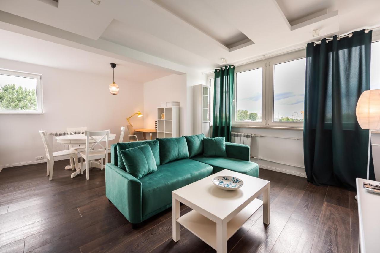 Saska Kepa Green Apartment Warszawa Exteriör bild