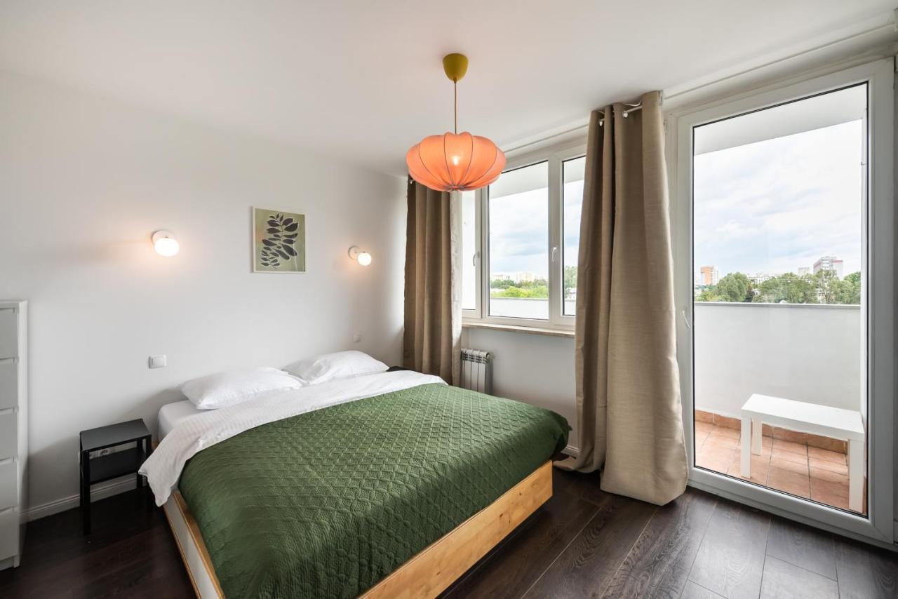 Saska Kepa Green Apartment Warszawa Exteriör bild