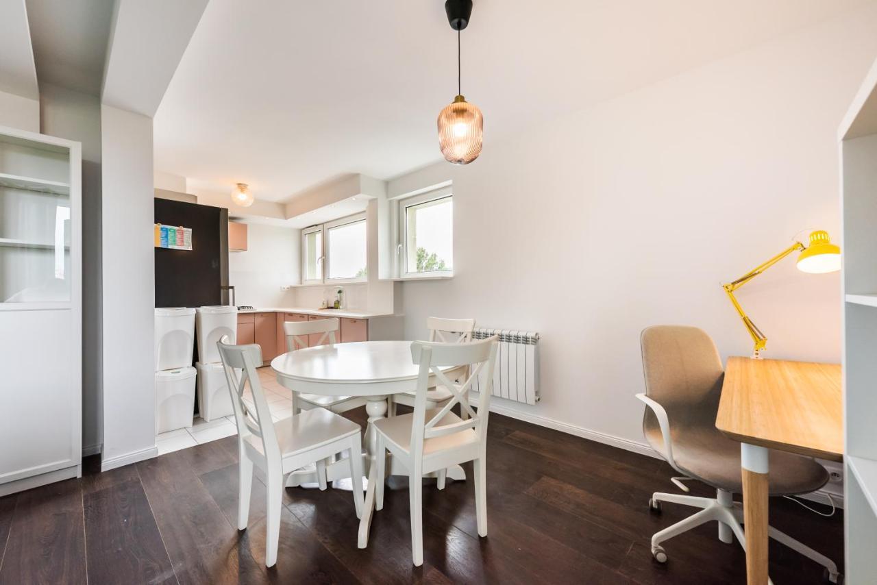 Saska Kepa Green Apartment Warszawa Exteriör bild